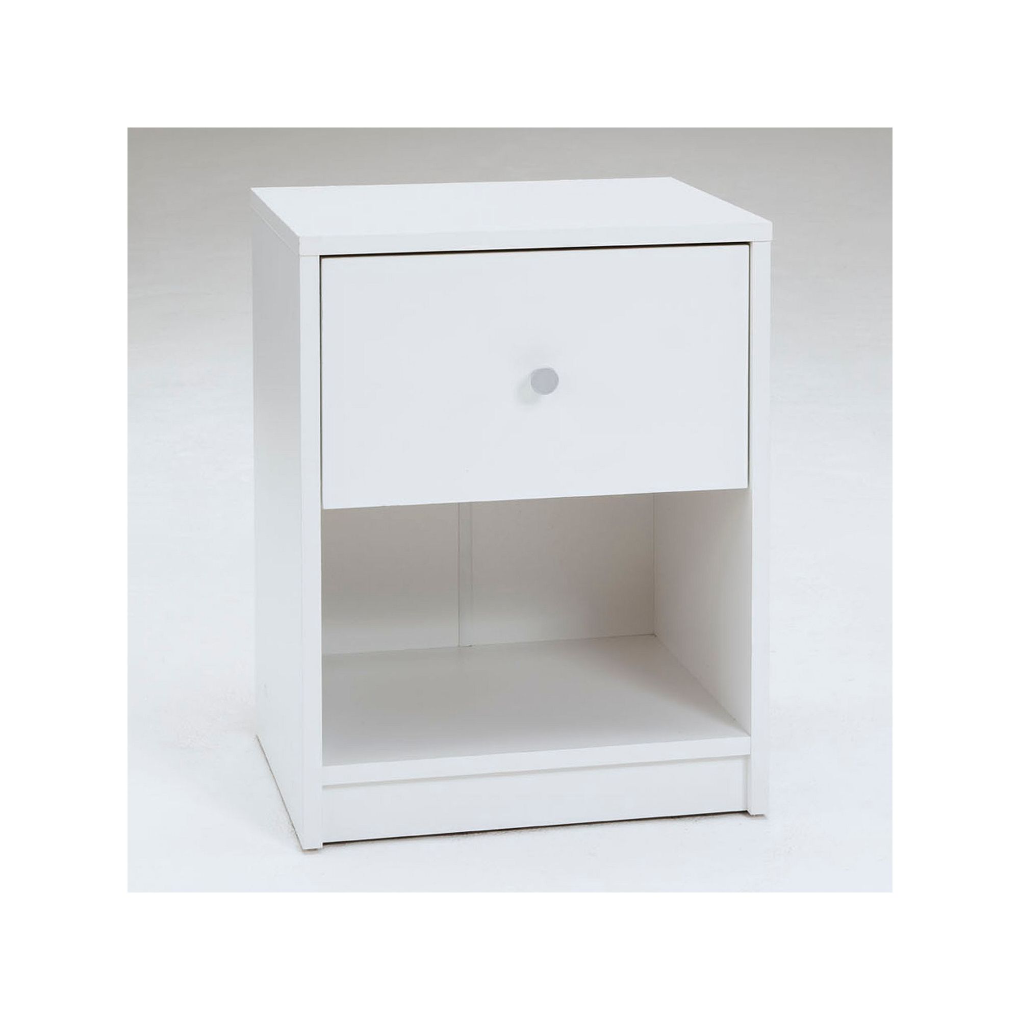 Tvilum Portland 1-Drawer Nightstand, White