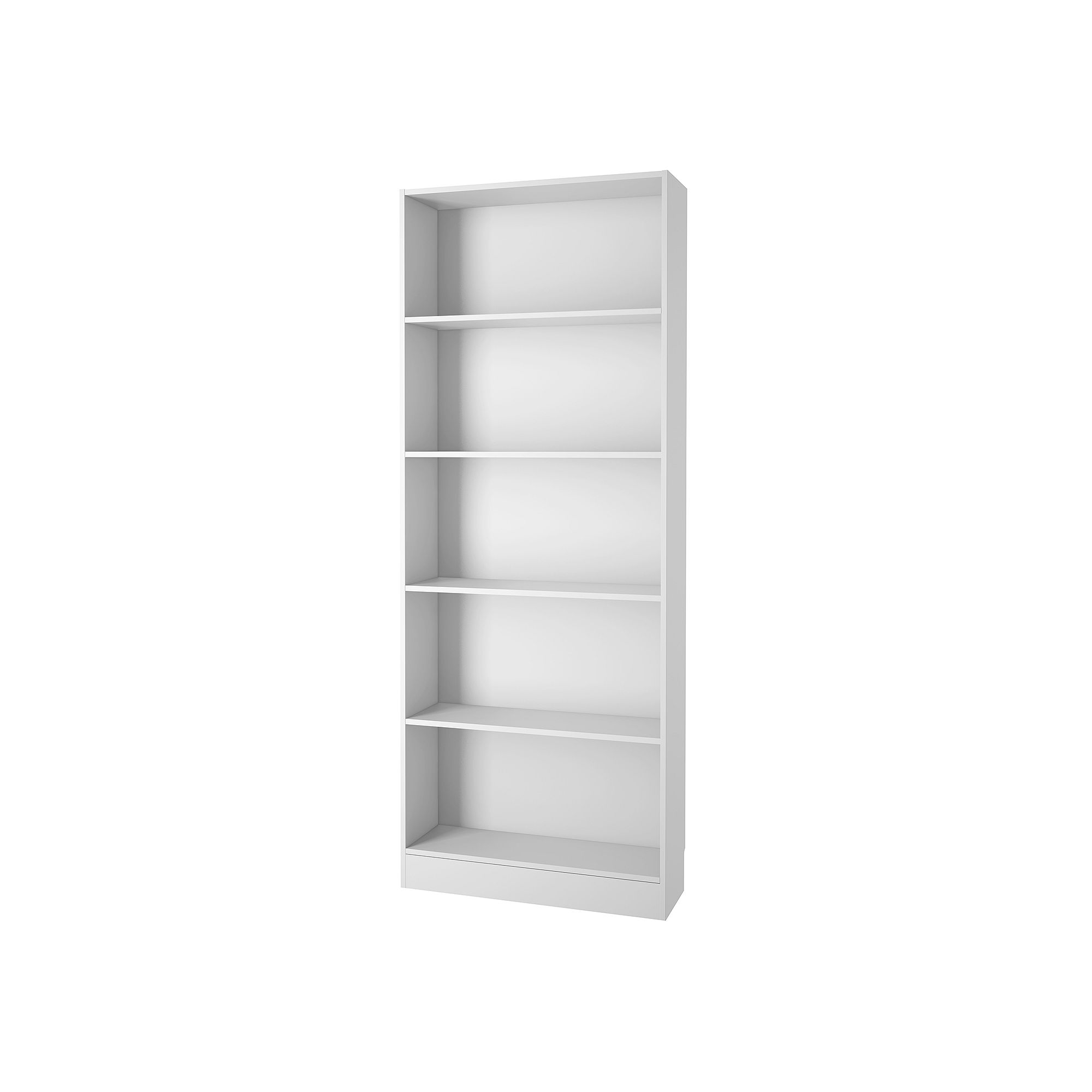 Tvilum Element Wide 5-Shelf Bookcase, White