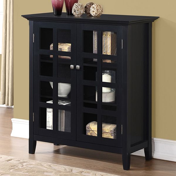 Simpli Home Acadian Medium Storage Cabinet