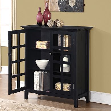 Simpli Home Acadian Medium Storage Cabinet