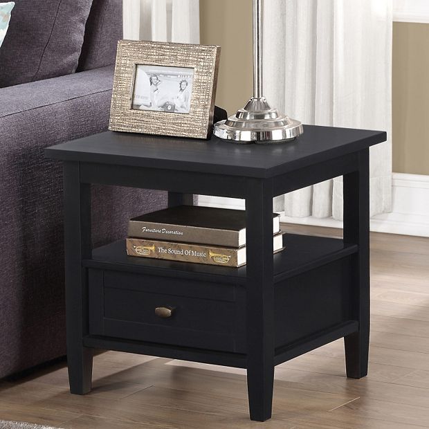 Black chairside table new arrivals