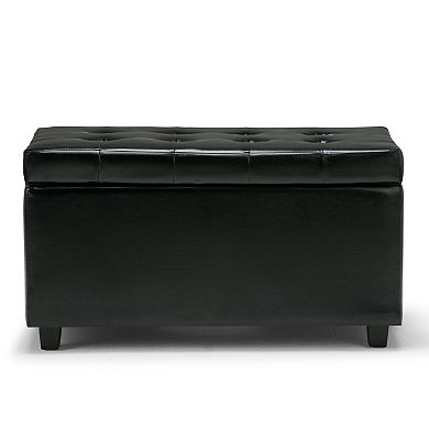 Simpli Home Cosmopolitan Rectangular Storage Ottoman