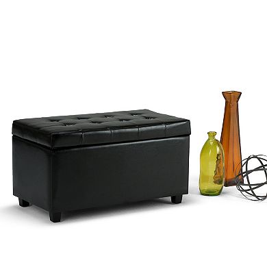 Simpli Home Cosmopolitan Rectangular Storage Ottoman