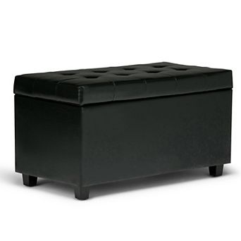 Simpli Home Cosmopolitan Rectangular Storage Ottoman