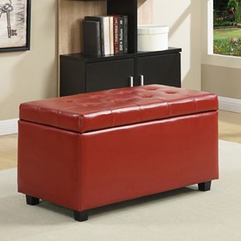 Simpli Home Cosmopolitan Rectangular Storage Ottoman