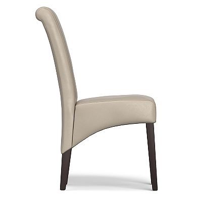 Simpli Home Avalon Deluxe Parson Chair 2-piece Set