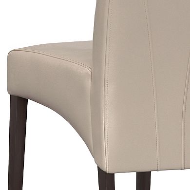 Simpli Home Avalon Deluxe Parson Chair 2-piece Set