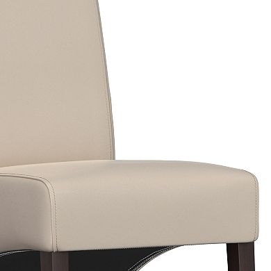 Simpli Home Avalon Deluxe Parson Chair 2-piece Set