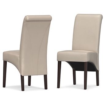 Simpli Home Avalon Deluxe Parson Chair 2 pc Set