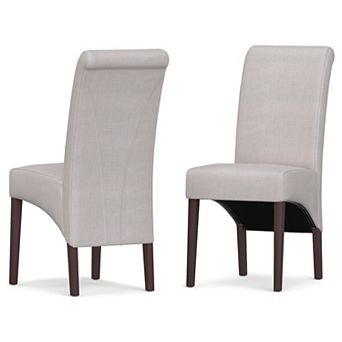 Simpli Home Avalon Deluxe Dining Chair 2 pc Set