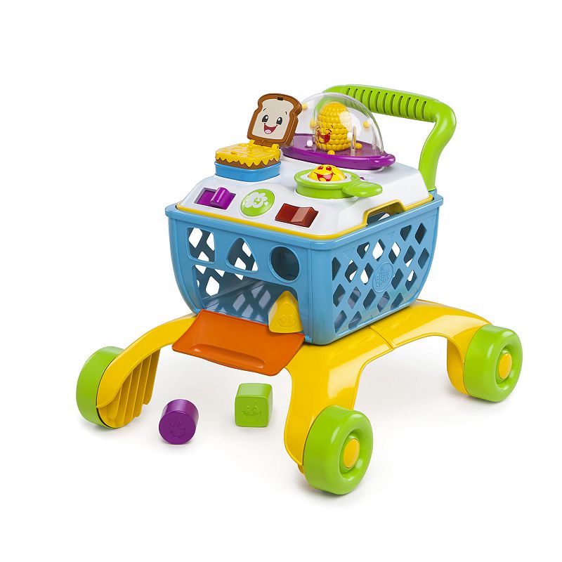 Bright Starts Giggling Gourmet 4-in-1 Shop  n Cook Walker Push Toy  Ages 6 months +