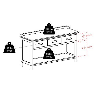 Winsome 4-piece Adriana Storage Bench Set
