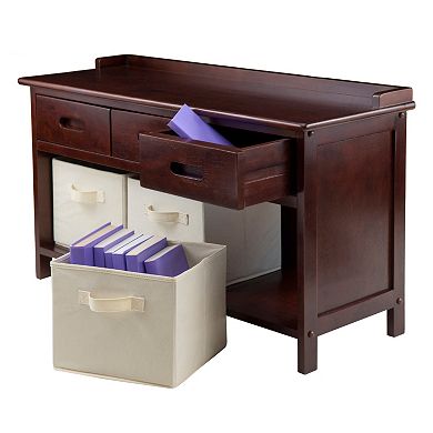 Winsome 4-piece Adriana Storage Bench Set