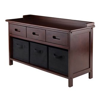 Winsome 4 pc Adriana Storage Bench Set