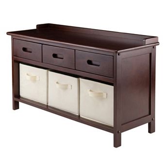 Winsome 4 pc Adriana Storage Bench Set