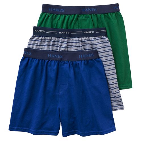 Boys Hanes Ultimate 3-Pack Knit Boxers