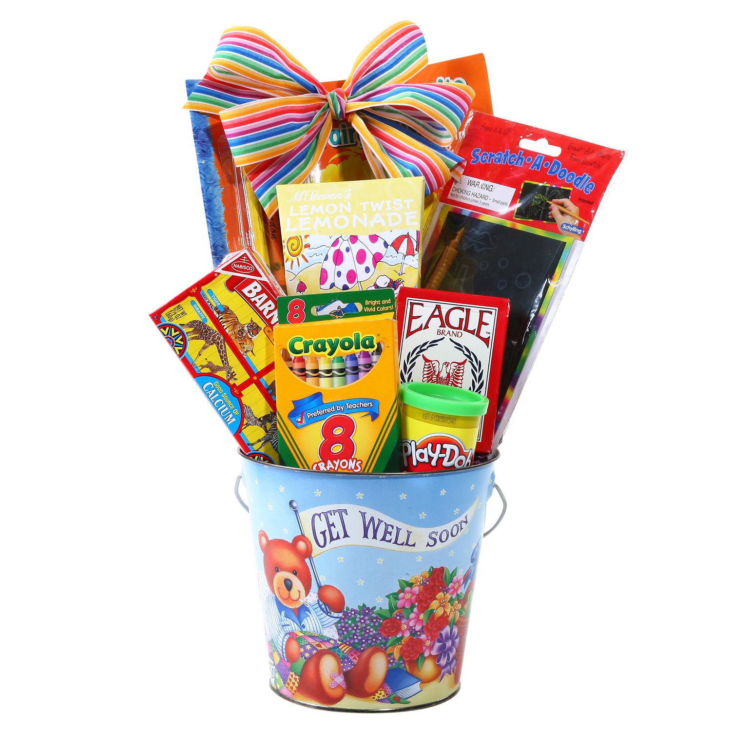 Alder Creek Kid's Get Well Soon Gift Pail Gift Basket