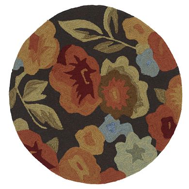 Loloi Summerton Dark Brown Floral Rug