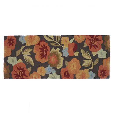 Loloi Summerton Dark Brown Floral Rug