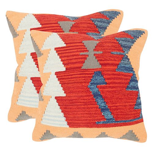 Safavieh Geometric 2-piece Throw Pillow Set