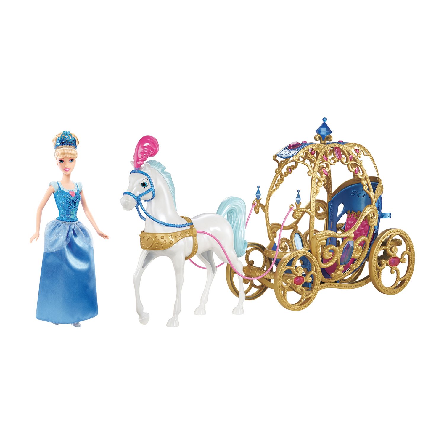 disney princess doll carriage