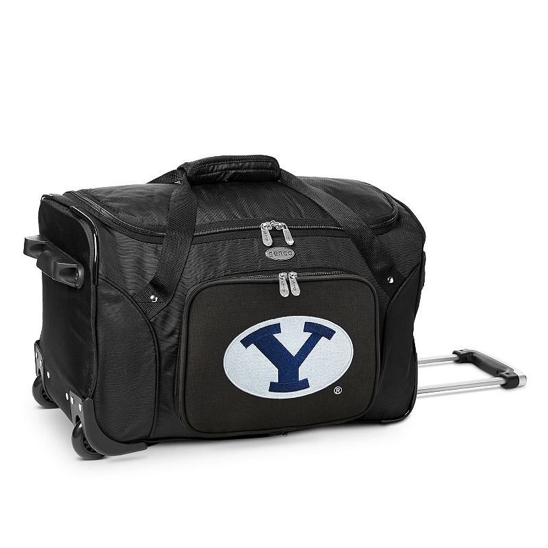 Denco BYU Cougars 22-Inch Wheeled Duffel Bag, Team