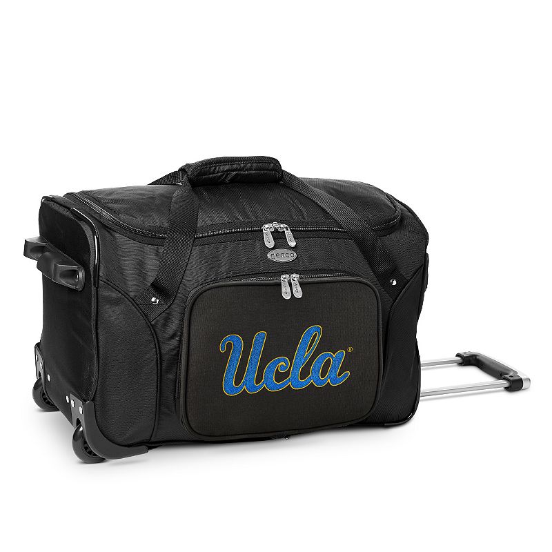 Denco UCLA Bruins 22-Inch Wheeled Duffel Bag, Black