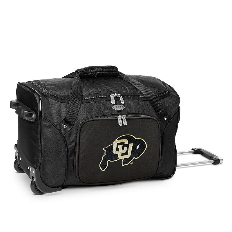 Denco Colorado Buffaloes 22-Inch Wheeled Duffel Bag, Team