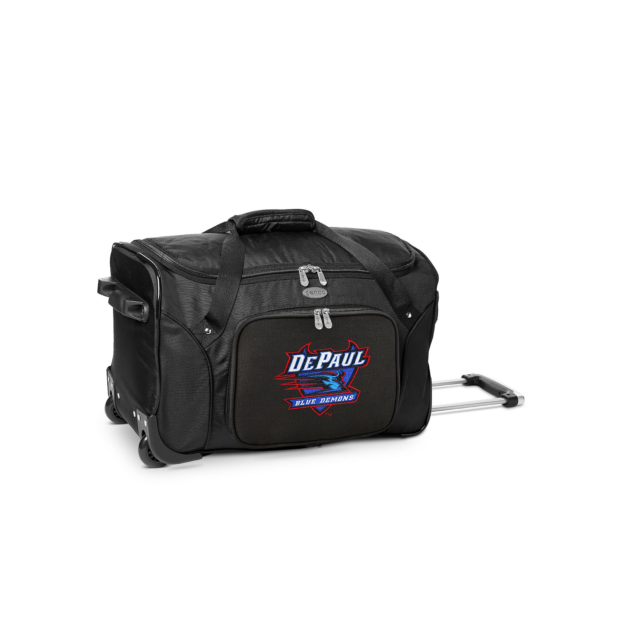 99496207 Denco DePaul Blue Demons 22-Inch Wheeled Duffel Ba sku 99496207