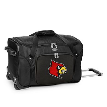 Denco Louisville Cardinals 22-Inch Wheeled Duffel Bag