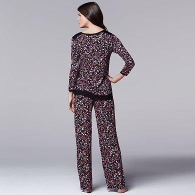 Women's Simply Vera Vera Wang Pajamas: Keeping Secrets Pajama Set