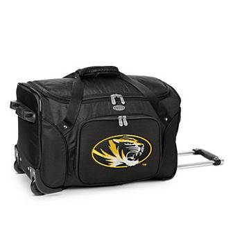 Denco Missouri Tigers 22-Inch Wheeled Duffel Bag