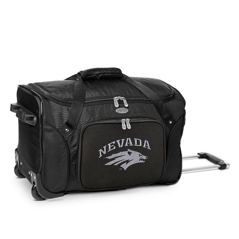 Denco Nevada Wolf Pack 22-Inch Wheeled Duffel Bag, Nev Team