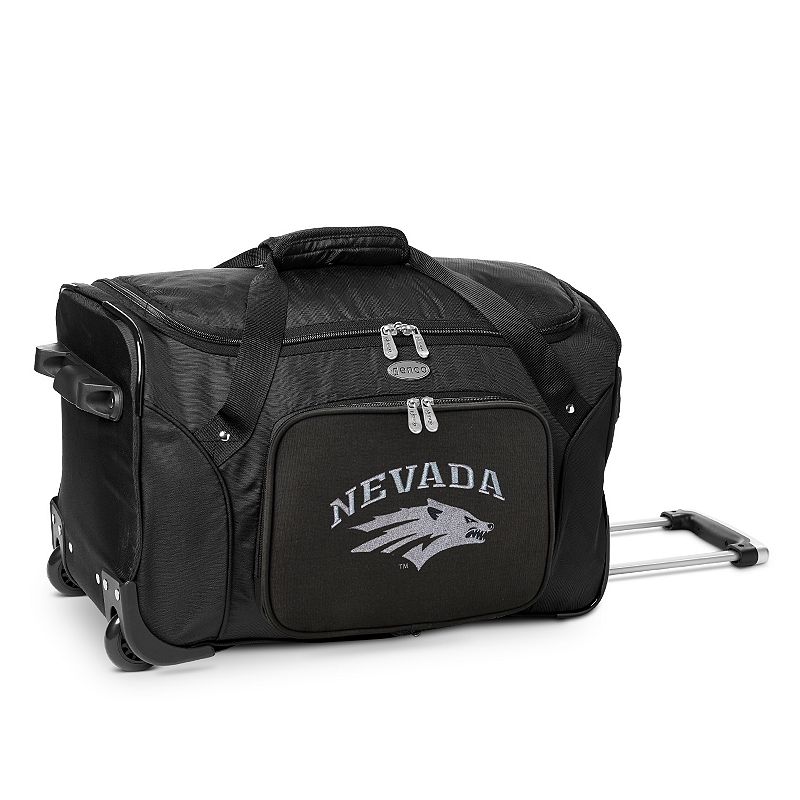 Denco Nevada Wolf Pack 22-Inch Wheeled Duffel Bag, Black