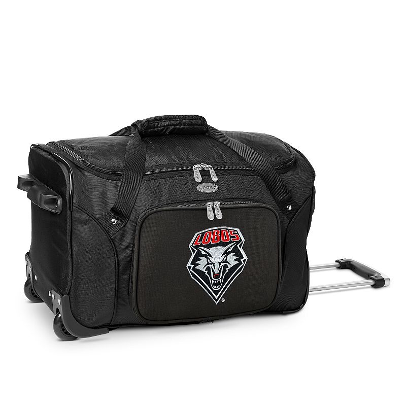 Denco New Mexico Lobos 22-Inch Wheeled Duffel Bag, Team