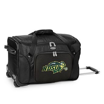 Denco North Dakota State Bison 22-Inch Wheeled Duffel Bag