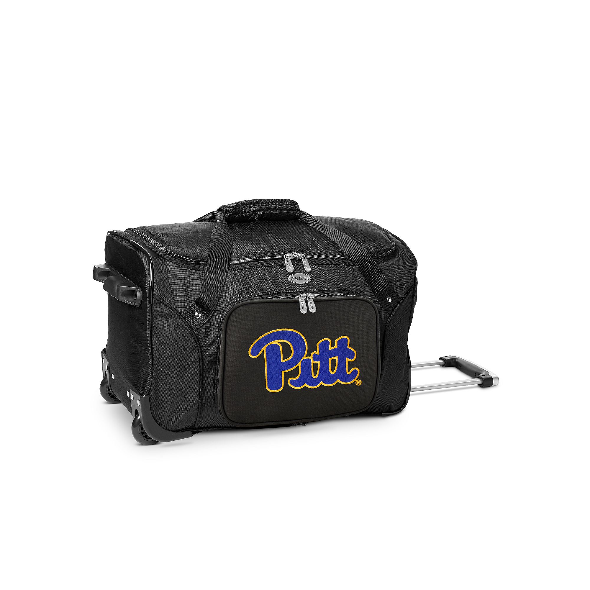 Denco Pitt Panthers 22-Inch Wheeled Duffel Bag, Team