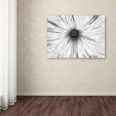 Trademark Fine Art "White Garden" Canvas Wall Art