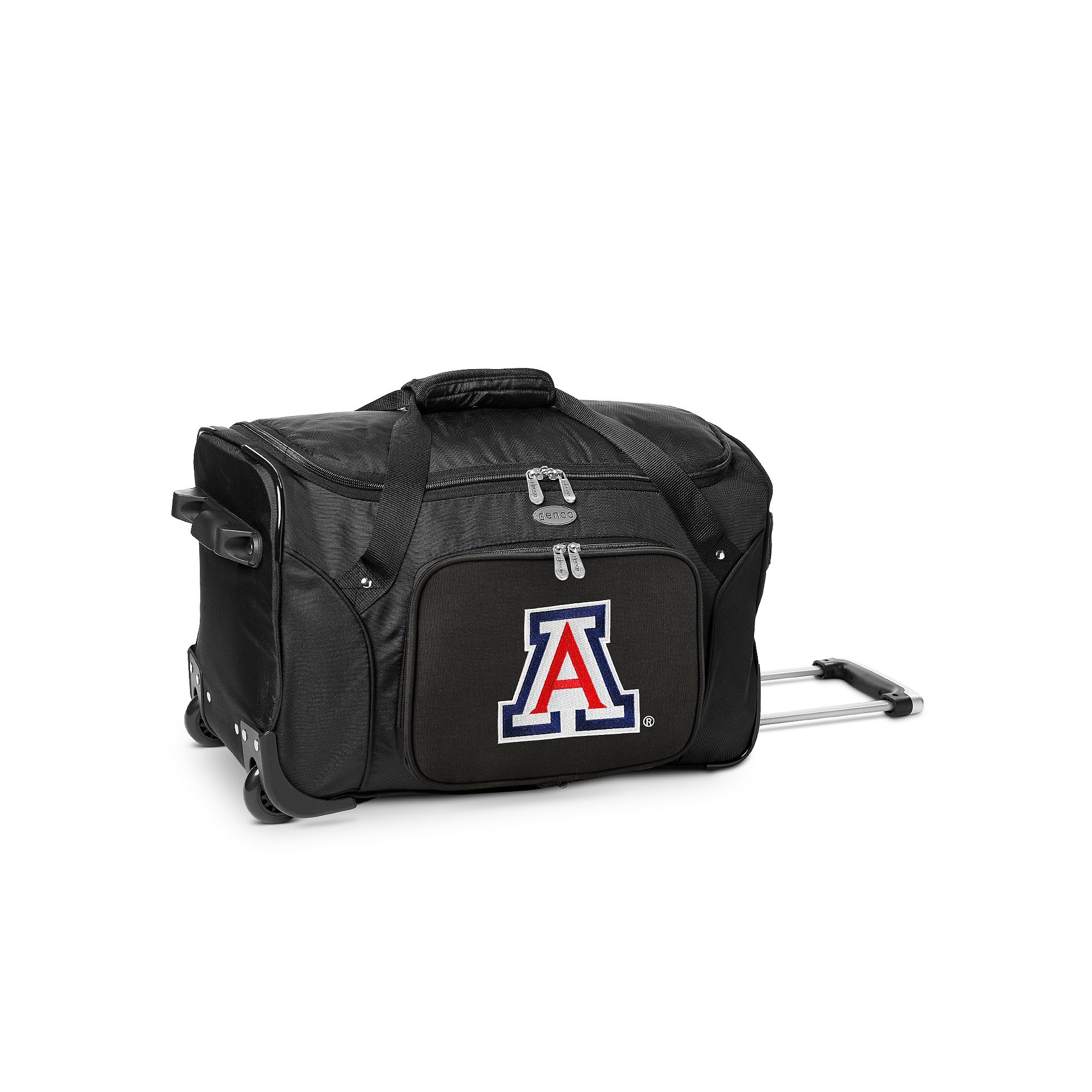 Denco Arizona Wildcats 22-Inch Wheeled Duffel Bag, Team