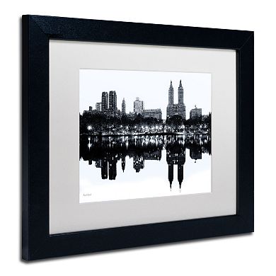 Trademark Fine Art "Central Park West, New York II" Framed Canvas Wall Art