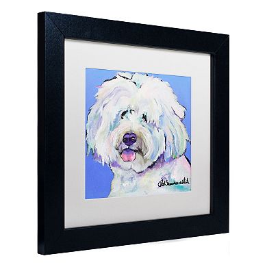 Trademark Fine Art "Champ" Framed Canvas Wall Art by Pat Saunders