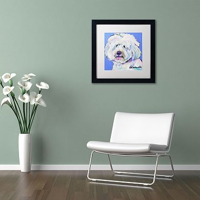 Trademark Fine Art "Champ" Framed Canvas Wall Art by Pat Saunders