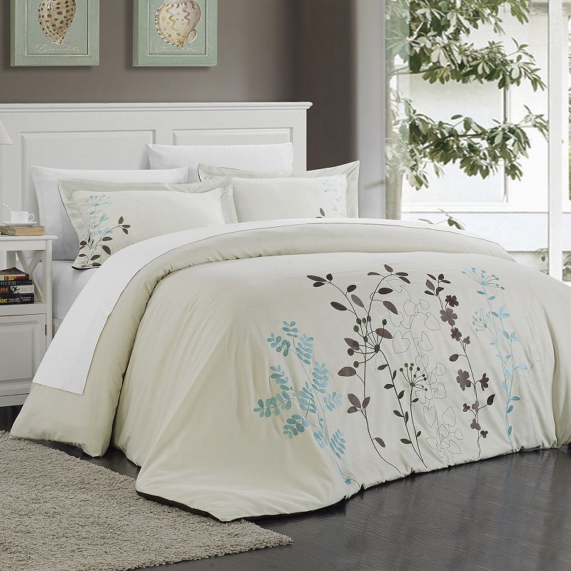 99503991 Kaylee 7-pc. Bed Set, Beig/Green, Queen sku 99503991