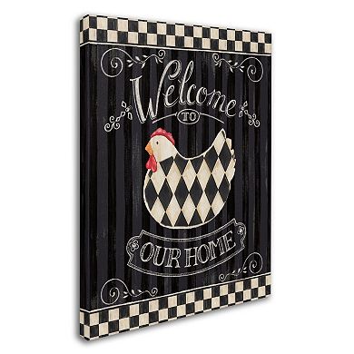 Trademark Fine Art "Casual Country II" Canvas Wall Art by Daphne Brissonnet