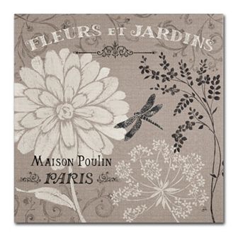 Trademark Fine Art "French Linen Garden II" Canvas Wall Art by Daphne Brissonnet