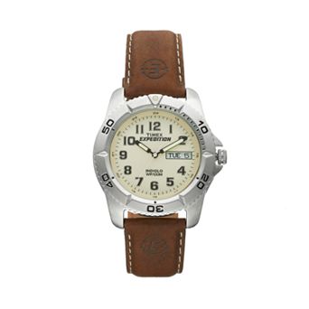 Timex® Men's Expedition Leather Watch - T466819J