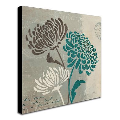 Trademark Fine Art "Chrysanthemums II" Canvas Wall Art