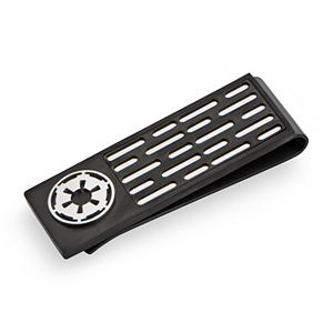 Star Wars Imperial Symbol Black Ion-Plated Stainless Steel Money Clip