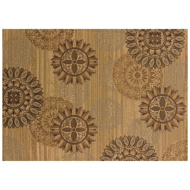 United Weavers Affinity Sundial Rug, Lt Beige, 8X10.5 Ft