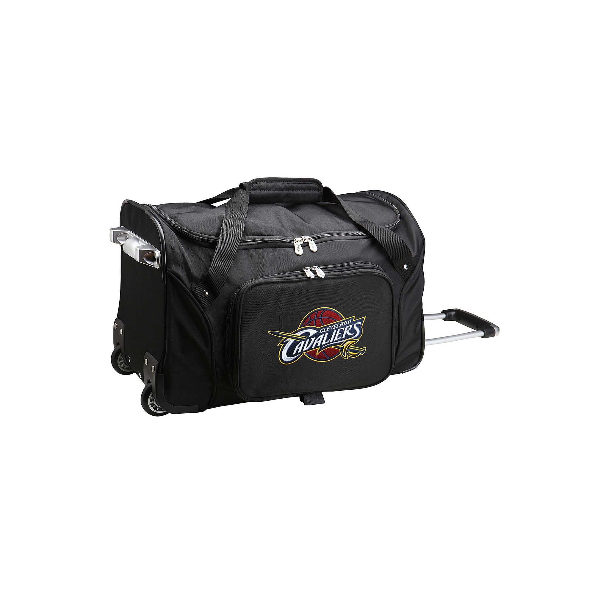 Denco Cleveland Cavaliers 22-Inch Wheeled Duffel Bag, Team